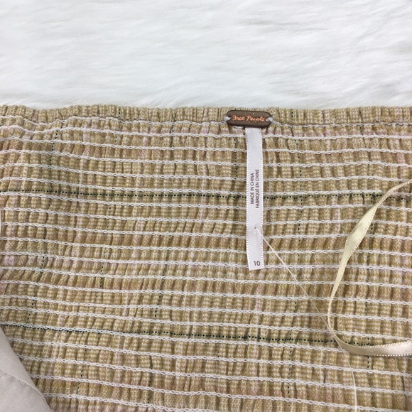 Free People Out West Plaid Corset Size 10 - Picture 7 of 7